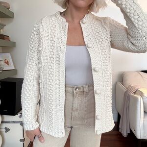 Vintage popcorn knit